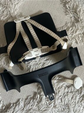 Stokke Beige and Black Baby Set Accessory for Tripp Trapp high chair